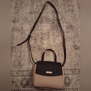 Kate Apade Laurel Way Alisanne Mini Cross Body Taupe And Black